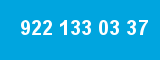 922 133 03 37 922 133 03 37
